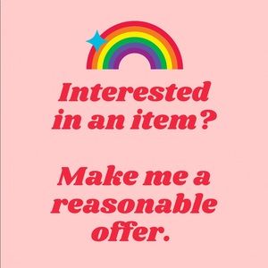 Anything you want but think should be discounted.